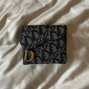 Christian Dior Trotter Saddle Bi-Fold Compact Wallet